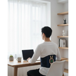 Mey İthalat® Isıtmalı Bel ve Bacak Masaj Kemeri Vücut Destekli