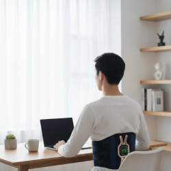 Mey İthalat® Isıtmalı Bel ve Bacak Masaj Kemeri Vücut Destekli