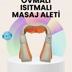 Mey İthalat® Isıtmalı Ovmalı Masaj Aleti Kas Gevşetici ve Kan Dolaşımı Düzenleyici