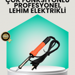 Mey İthalat® Isıya Dayanıklı Ergonomik Saplı Elektronik Lehimleme Havyası