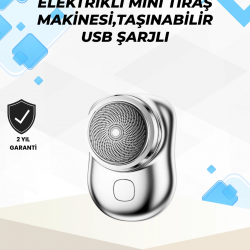 Mey İthalat® Islak-Kuru Kullanımlı Suya Dayanıklı Mini Tıraş Cihazı