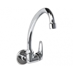 Mey İthalat® İtimat Zeta Mix 383 Duvardan Tekli Eviye Bataryası