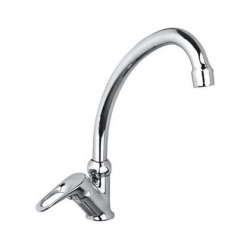 Mey İthalat® İtimat Zeta Mix 385 Tezgah Üstü Tekli Eviye Bataryası