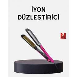 Mey İthalat® İyonik Saç Düzleştirici – 220°C Isıya Kadar Çıkan, LED Göstergeli ve Eşit Isı Dağılımlı Plaka