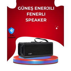 Mey İthalat® J-IPOX P520 Solar Enerjili Bluetooth Hoparlör FM Radyolu 8W Ses