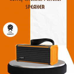 Mey İthalat® J-IPOX P520 Taşınabilir Bluetooth Hoparlör Güçlü Ses + Radyo