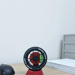 Mey İthalat® Jant Tasarımlı Masa Üstü Ofis Dekoru Spor Tasarım Aksesuar