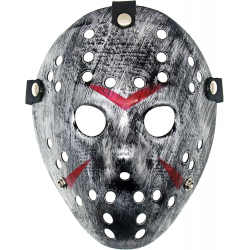 Mey İthalat® Jason Maskesi Hannibal Maskesi Metal Gümüş Renk 20x25 cm