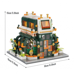 Mey İthalat®  JK2362 LOZ Botanik Bahçe Blok Seti - Vagon life