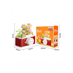 Mey İthalat® JK2715 BİTKİ GÜNLÜĞÜ KÜÇÜK KAMERA 160 PARÇA BLOCK OYUNCAK