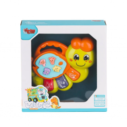 Mey İthalat® JLG-855-64A Işıklı ve Müzikli Solucan Bebek Pianosu -Vardem Oyuncak