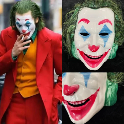 Mey İthalat® Joaquin Phoenix Joker Maskesi Yeşil Saçlı