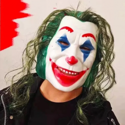 Mey İthalat® Joaquin Phoenix Joker Maskesi Yeşil Saçlı