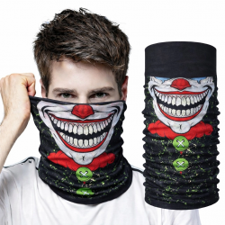 Mey İthalat® Joker Yüz Baskılı Baf Bandana - Çok Amaçlı Boyunluk Bandana 2 No