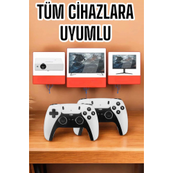 Mey İthalat® Joystick Çift Kollu Oyun Kolu Retro Oyun Yüksek Çözünürlüklü 3D Game
