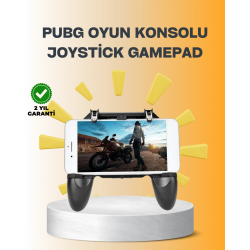 Mey İthalat® Joystick ve Parmak Tetikleyicili Mobil Oyun Gamepad Tutucu