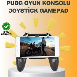 Mey İthalat® Joystick ve Parmak Tetikleyicili Mobil Oyun Gamepad Tutucu