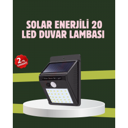 Mey İthalat® Kablo Gerektirmeyen Solar LED Bahçe ve Veranda Işığı