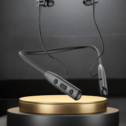 Mey İthalat® Kablolu Bluetooth Kulaklık Boyun Bantlı ANC Özelliği Yüksek Ses Kaliteli 100 saat