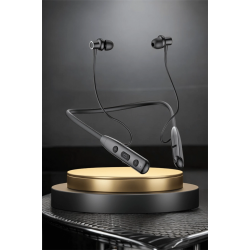 Mey İthalat® Kablolu Bluetooth Kulaklık Boyun Bantlı ANC Özelliği Yüksek Ses Kaliteli