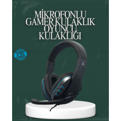 Mey İthalat® Kablolu Gaming Headset – Net Ses Ayrımı ve Ayarlanabilir Konfor