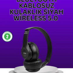 Mey İthalat® Kablolu & Kablosuz Kullanım Seçeneği Sunan Stereo Bluetooth Kulaklık