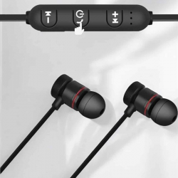 Mey İthalat® Kablolu Mıknatıslı Sport Kulaklık Bluetooth Bağlantılı