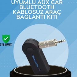 Mey İthalat® Kablosuz Bağlantı ile Müzik ve Görüşme Araç Kiti