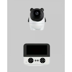 Mey İthalat® Kablosuz Bebek Monitörü 720P Görüntü ve Geniş Ekran