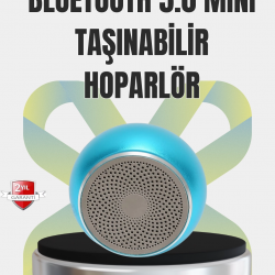 Mey İthalat® Kablosuz Bluetooth 5.0 Hoparlör | Kompakt ve Güçlü Ses