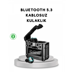 Mey İthalat® Kablosuz Bluetooth 5.3 Kulaklık – Aktif Gürültü Engelleme ve Gecikmesiz Oyun Modu