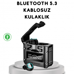 Mey İthalat® Kablosuz Bluetooth 5.3 Kulaklık – Aktif Gürültü Engelleme ve Gecikmesiz Oyun Modu