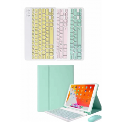 Mey İthalat® Kablosuz Bluetooth Bağlantılı Taşınabilir Q Klavye Tüm Cihazlara Uyumlu