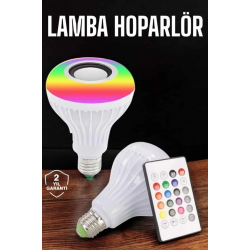 Mey İthalat® Kablosuz Bluetooth Hoparlör Led Lamba