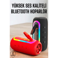 Mey İthalat® Kablosuz Bluetooth Hoparlör Uzun Pil Ömrü Taşınabilir