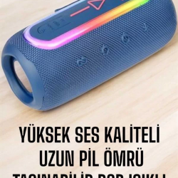 Mey İthalat® Kablosuz Bluetooth Hoparlör Uzun Pil Ömrü Taşınabilir