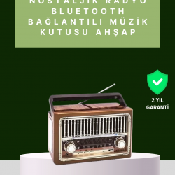 Mey İthalat® Kablosuz Bluetooth Hoparlör ve FM Radyo