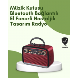 Mey İthalat® Kablosuz Bluetooth Hoparlör – Yüksek Ses Kalitesi, Uzun Pil Ömrü, FM ve AM Radyo Fonksiyonu