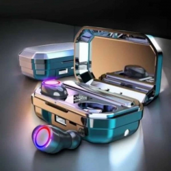 Mey İthalat® Kablosuz Bluetooth Kulaklık Dijital Göstergeli Uzun Pil Ömrü