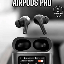 Mey İthalat® Kablosuz Bluetooth Kulaklık Ekranlı Uzun Şarj Süreli ANC Destekli