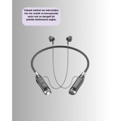 Mey İthalat® Kablosuz Bluetooth Kulaklık – Gürültü Engelleme, Dokunmatik Kontrol, Uzun Pil Ömrü