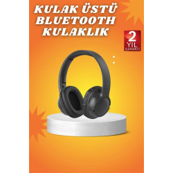 Mey İthalat® Kablosuz Bluetooth Kulaklık Kulak Üstü Mikrofonlu 5.0 Bluetooth ANC Özelliği