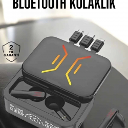 Mey İthalat® Kablosuz Bluetooth Kulaklık Powerbankli Uzun Pil Ömrü Yüksek Ses Kaliteli