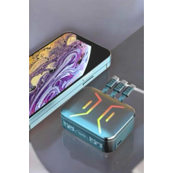 Mey İthalat® Kablosuz Bluetooth Kulaklık Powerbankli Uzun Pil Ömrü Yüksek Ses Kaliteli