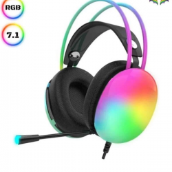 Mey İthalat® Kablosuz Bluetooth Kulaklık RGB Işıklı Kulak Üstü 5.3 Bluetooth Bağlantılı