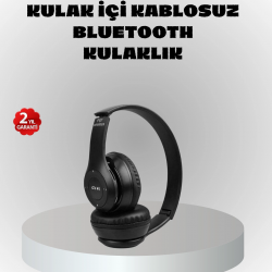 Mey İthalat® Kablosuz Bluetooth Kulaklık – TF Kart, AUX, Mikrofonlu, Suya Dayanıklı, 10m Menzil