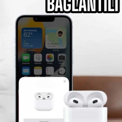 Mey İthalat® Kablosuz Bluetooth Kulaklık TWS ANC Özelliği Yüksek Ses Kaliteli