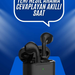 Mey İthalat® Kablosuz Bluetooth Kulaklık TWS Pro5 Kulaklık ANC Özelliği Dokunmatik Kontrol
