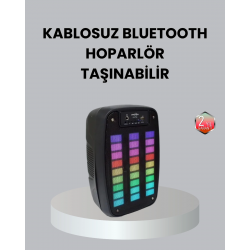 Mey İthalat® Kablosuz Bluetooth Müzik Cihazı – 2 Saat Batarya Süresi, Şık ve Taşınabilir