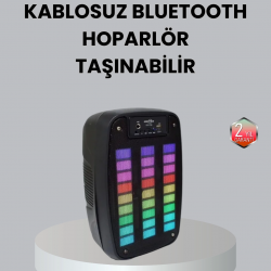 Mey İthalat® Kablosuz Bluetooth Müzik Cihazı – 2 Saat Batarya Süresi, Şık ve Taşınabilir